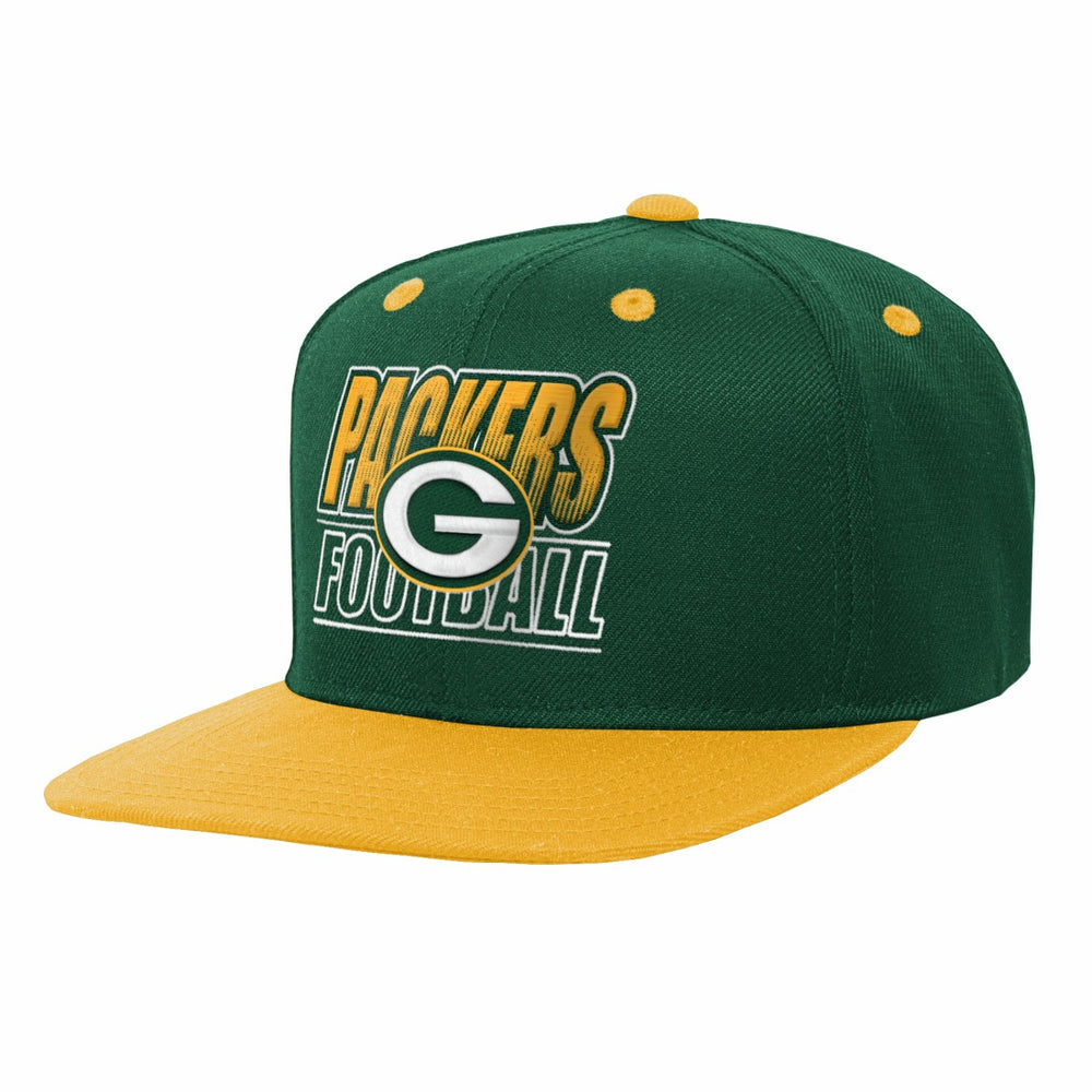 Green Bay Packers Outerstuff Youth Team Gradient Deadstock Snapback Hat - Green - NFL