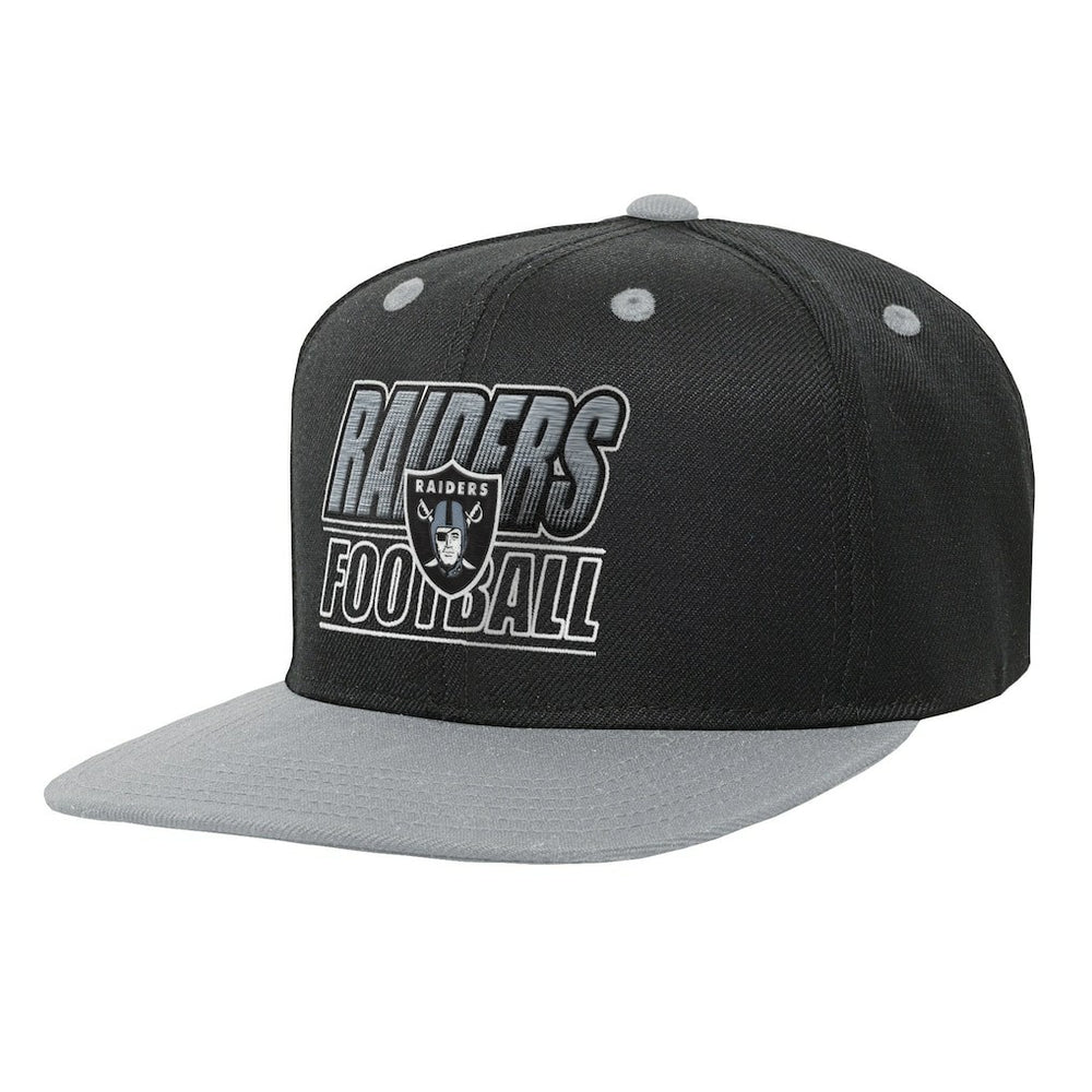 Las Vegas Raiders Outerstuff Youth Team Gradient Deadstock Snapback Hat - Black - NFL