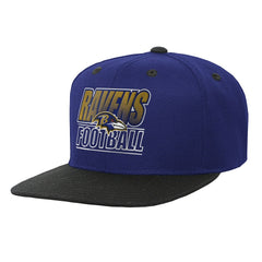 Baltimore Ravens Outerstuff Youth Team Gradient Deadstock Snapback Hat - Purple - NFL