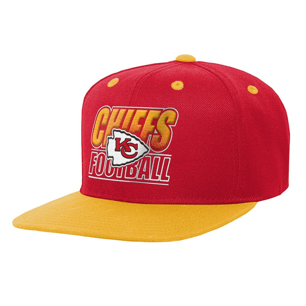 Kansas City Chiefs Outerstuff Youth Team Gradient Deadstock Snapback Hat - Red - NFL