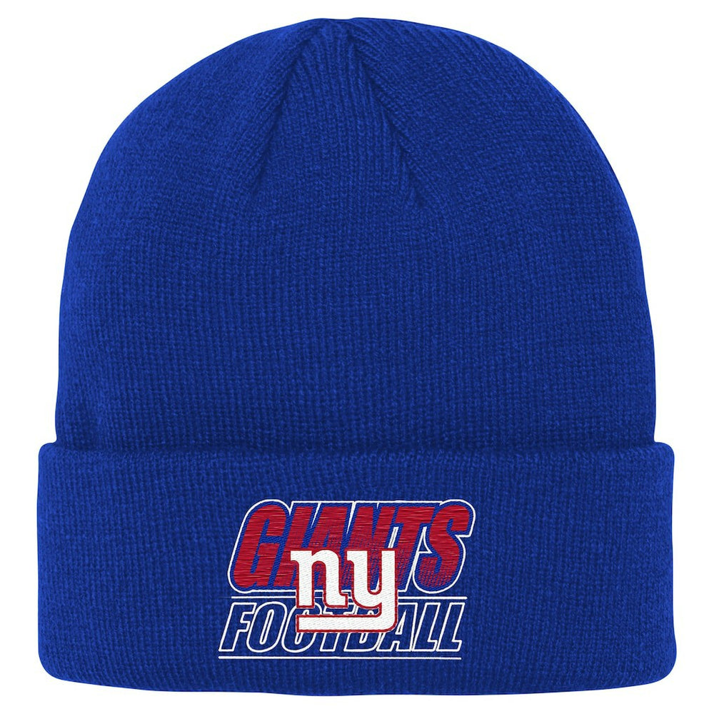 New York Giants Outerstuff Youth Team Gradient Cuffed Knit Hat - Royal - NFL