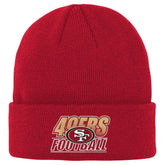 San Francisco 49ers Outerstuff Youth Team Gradient Cuffed Knit Hat - Scarlet - NFL