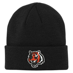 Cincinnati Bengals Outerstuff Youth Team Gradient Cuffed Knit Hat - Black - NFL