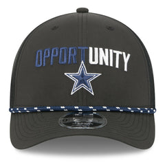 Dallas Cowboys New Era 2025 Inspire Change 9FORTY M-Crown Adjustable Hat - Black - NFL