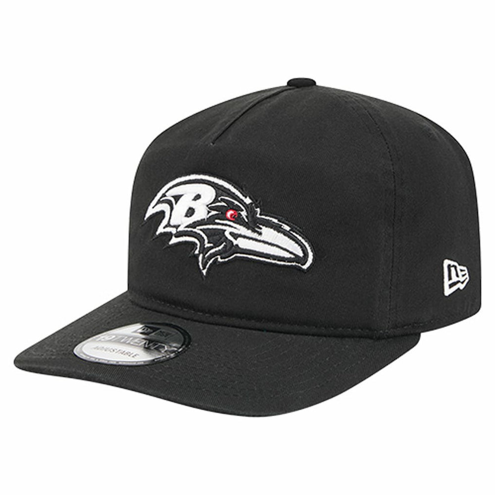 Baltimore Ravens New Era 19TWENTY Adjustable Hat - Black/White - NFL