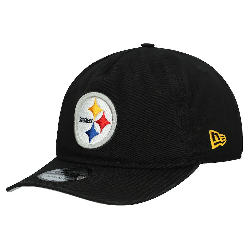 Pittsburgh Steelers New Era Team 19TWENTY Adjustable Hat - Black - NFL