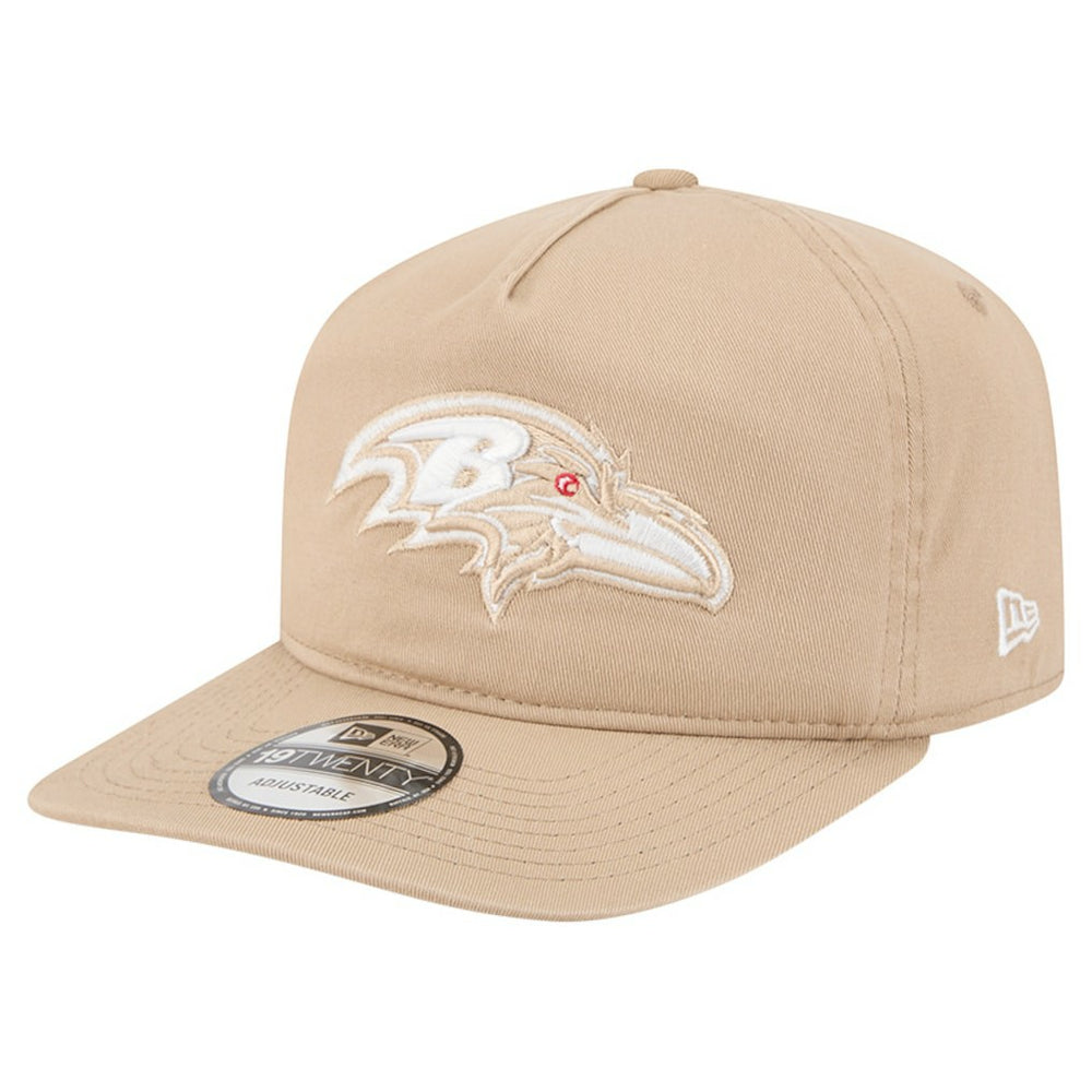 Baltimore Ravens New Era 19TWENTY Adjustable Hat - Tan - NFL
