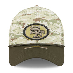 San Francisco 49ers New Era 2025 Salute to Service 39THIRTY Flex Hat - Camo - NFL