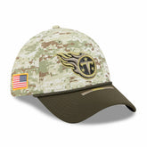 Tennessee Titans New Era 2025 Salute to Service 39THIRTY Flex Hat - Camo - NFL