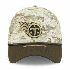 Tennessee Titans New Era 2025 Salute to Service 39THIRTY Flex Hat - Camo - NFL