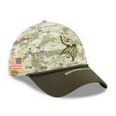 Minnesota Vikings New Era 2025 Salute to Service 39THIRTY Flex Hat - Camo - NFL