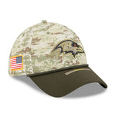 Baltimore Ravens New Era 2025 Salute to Service 39THIRTY Flex Hat - Camo - NFL