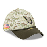 Arizona Cardinals New Era 2025 Salute to Service 39THIRTY Flex Hat - Camo - NFL