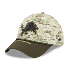 Detroit Lions New Era 2025 Salute to Service 39THIRTY Flex Hat - Camo - NFL