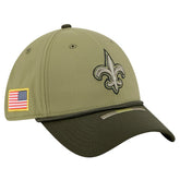 New Orleans Saints New Era 2025 Salute to Service 39THIRTY Flex Hat - Green - NFL