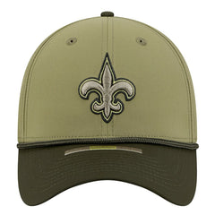 New Orleans Saints New Era 2025 Salute to Service 39THIRTY Flex Hat - Green - NFL
