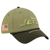 New York Jets New Era 2025 Salute to Service 39THIRTY Flex Hat - Green - NFL