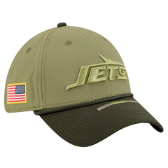 New York Jets New Era 2025 Salute to Service 39THIRTY Flex Hat - Green - NFL