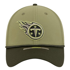 Tennessee Titans New Era 2025 Salute to Service 39THIRTY Flex Hat - Green - NFL