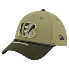 Cincinnati Bengals New Era 2025 Salute to Service 39THIRTY Flex Hat - Green - NFL