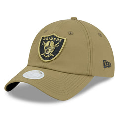 Las Vegas Raiders New Era Women's 2025 Salute to Service Pony Tail Adjustable Hat - Green - NFL