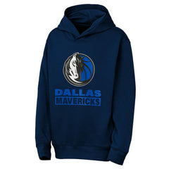Dallas Mavericks Outerstuff Youth Back To The Basics Hoodie Navy