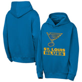 St. Louis Blues Outerstuff Youth Back to Basics Hoodie - Blue | NHL sale