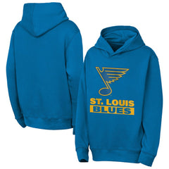 St. Louis Blues Outerstuff Youth Back to Basics Hoodie - Blue | NHL sale