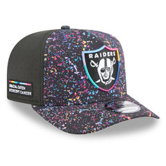 Las Vegas Raiders New Era 2025 NFL Crucial Catch A-Frame 9FIFTY Snapback Hat - Black - NFL