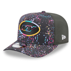 New York Jets New Era 2025 NFL Crucial Catch A-Frame 9FIFTY Snapback Hat - Black - NFL