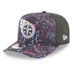 Tennessee Titans New Era 2025 NFL Crucial Catch A-Frame 9FIFTY Snapback Hat - Black - NFL