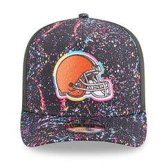 Cleveland Browns New Era 2025 NFL Crucial Catch A-Frame 9FIFTY Snapback Hat - Black - NFL