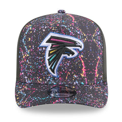 Atlanta Falcons New Era 2025 NFL Crucial Catch A-Frame 9FIFTY Snapback Hat - Black - NFL