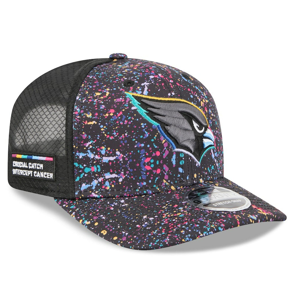 Arizona Cardinals New Era 2025 NFL Crucial Catch 9SEVENTY Adjustable Hat - Black - NFL