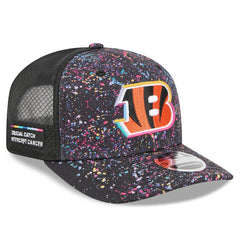 Cincinnati Bengals New Era 2025 NFL Crucial Catch 9SEVENTY Adjustable Hat - Black - NFL
