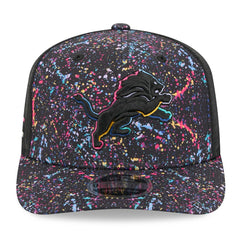 Detroit Lions New Era 2025 NFL Crucial Catch 9SEVENTY Adjustable Hat - Black - NFL