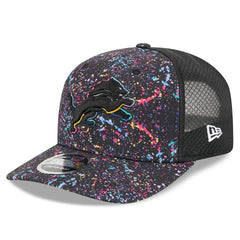 Detroit Lions New Era 2025 NFL Crucial Catch 9SEVENTY Adjustable Hat - Black - NFL