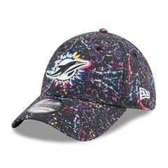 Miami Dolphins New Era 2025 NFL Crucial Catch 39THIRTY Flex Hat - Black - NFL