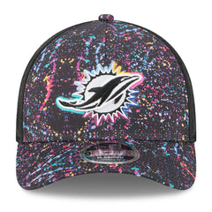 Miami Dolphins New Era 2025 NFL Crucial Catch 9FORTY Adjustable Hat - Black - NFL