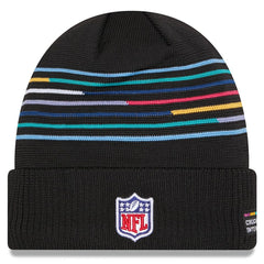 Atlanta Falcons New Era 2025 NFL Crucial Catch Cuffed Knit Hat - Black - NFL