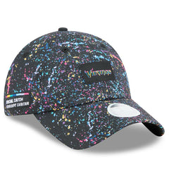 Minnesota Vikings New Era Women's 2025 NFL Crucial Catch Pony Tail Adjustable Hat - Black - NFL