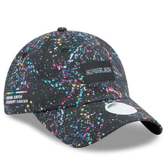 Philadelphia Eagles New Era Women's 2025 NFL Crucial Catch Pony Tail Adjustable Hat - Black - NFL