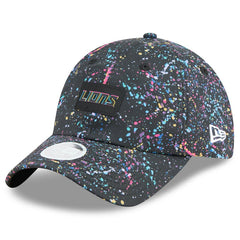 Detroit Lions New Era Women's 2025 NFL Crucial Catch Pony Tail Adjustable Hat - Black - NFL