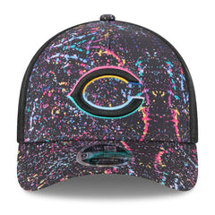 Chicago Bears New Era Youth 2025 NFL Crucial Catch 9FORTY Adjustable Hat - Black - NFL