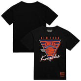 Mitchell & Ness New York Knicks Worldwide Collection Tri-Logo T-Shirt Black