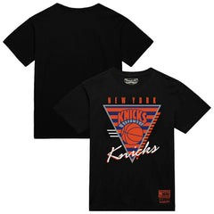 Mitchell & Ness New York Knicks Worldwide Collection Tri-Logo T-Shirt Black