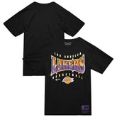 Mitchell & Ness Los Angeles Lakers Worldwide Collection Glow Up T-Shirt Black