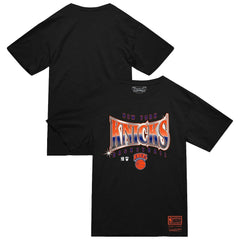 Mitchell & Ness New York Knicks Worldwide Collection Glow Up T-Shirt Black