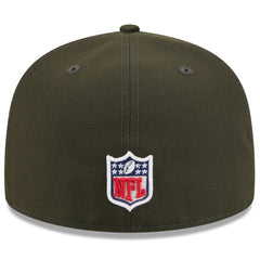 New York Jets New Era 2025 Rivalries Collection Sideline Rope 59FIFTY Fitted Hat - Gotham Green - NFL