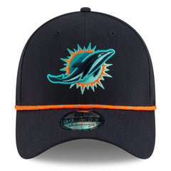Miami Dolphins New Era 2025 Rivalries Collection Sideline 39THIRTY Flex Hat - Pitch Blue - NFL
